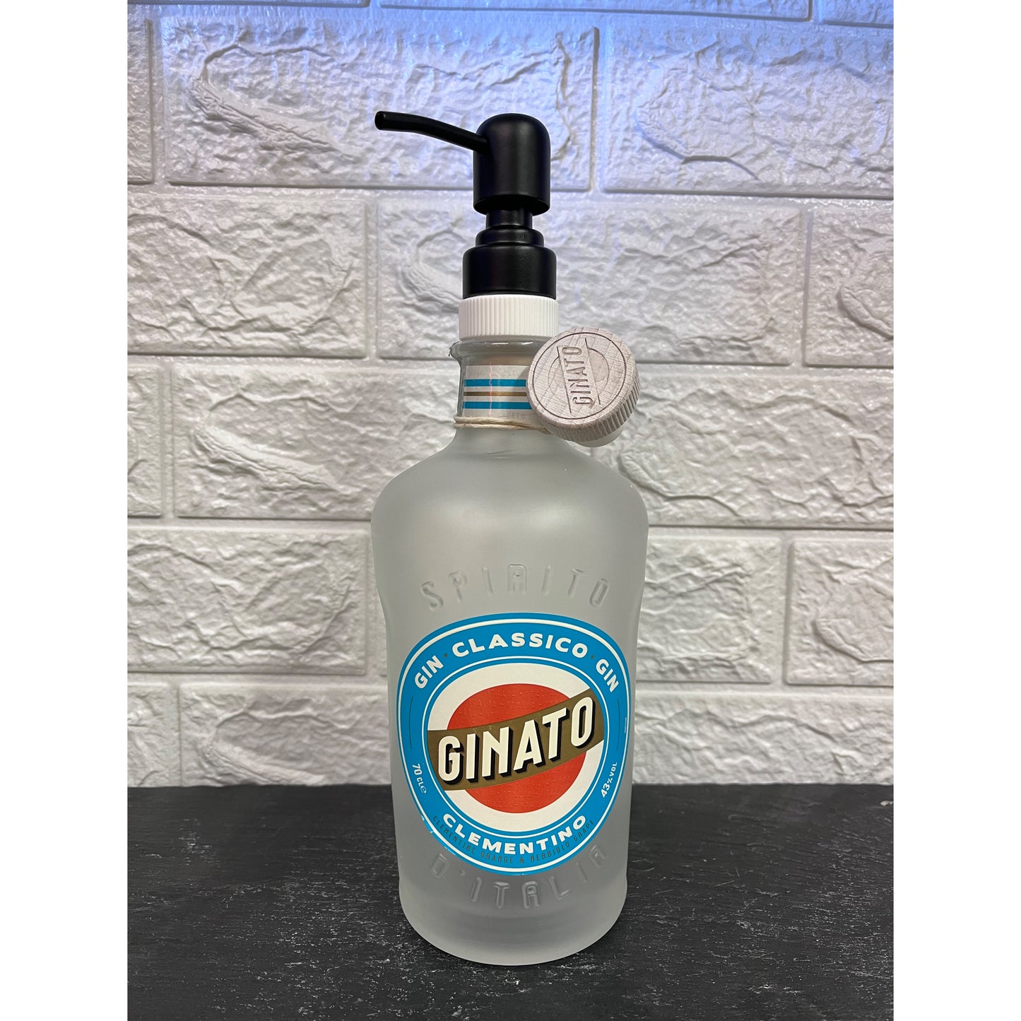 dispenser gin ginato artigianale riciclato