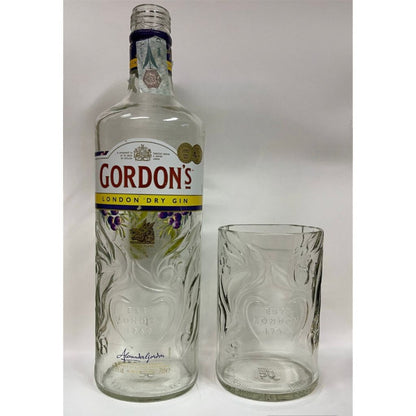 bicchiere gin gordon artigianale vetro riciclato