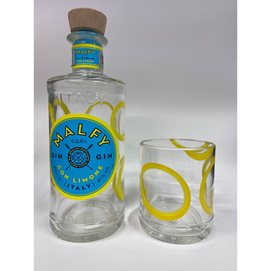 bicchiere gin malfy artigianale vetro riciclato