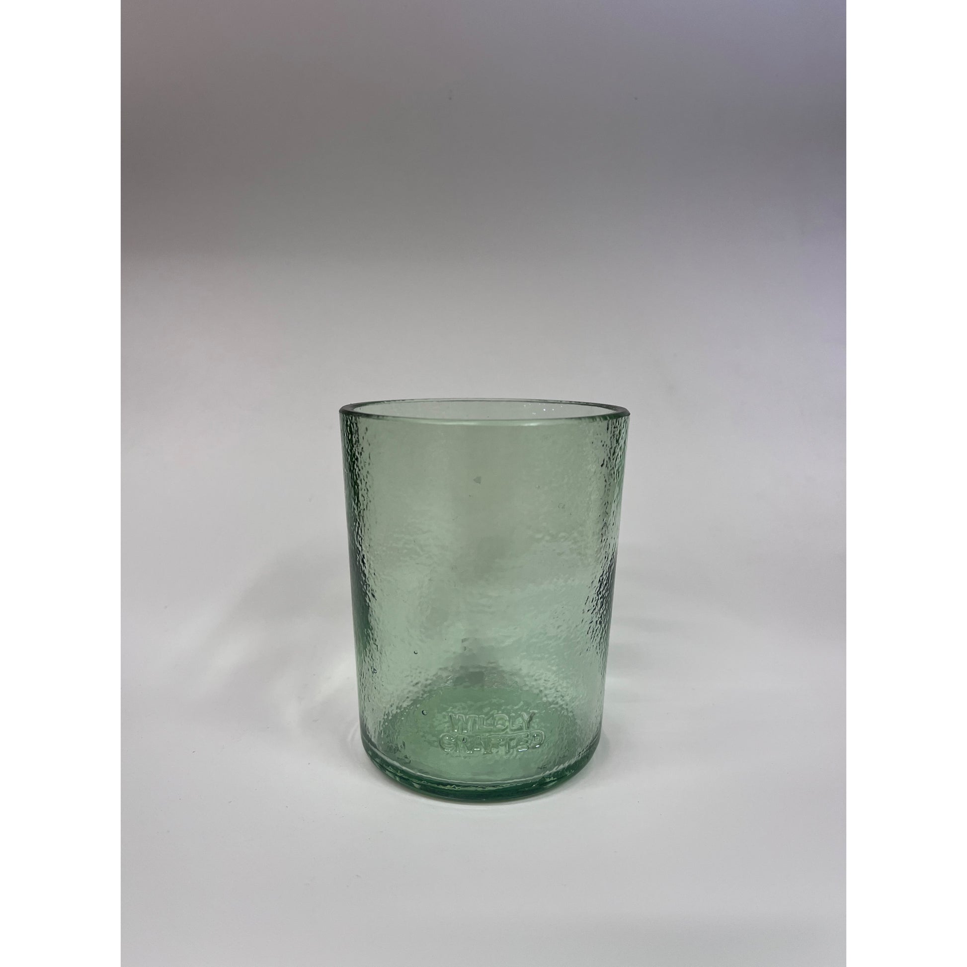 bicchiere taggiasco gin artigianale vetro riciclato verde