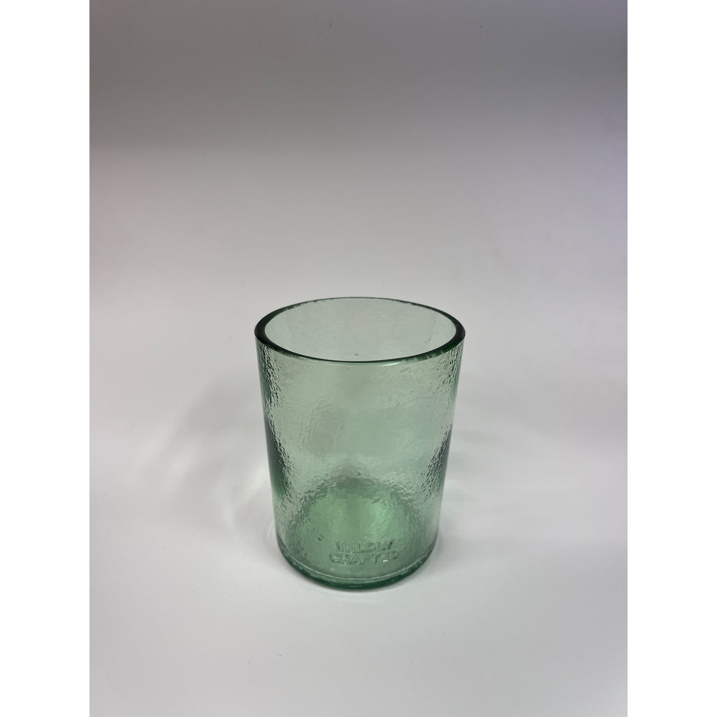 bicchiere taggiasco gin artigianale vetro riciclato verde