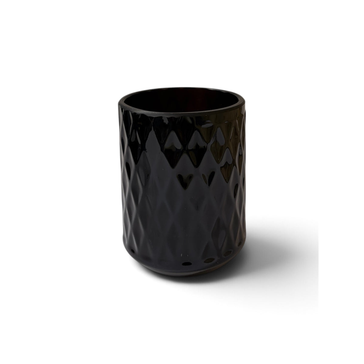 BROCKMANS GLASS bicchiere artigianale in vetro nero