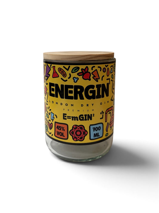 CONTENITORE ENERGIN con coperchio in legno