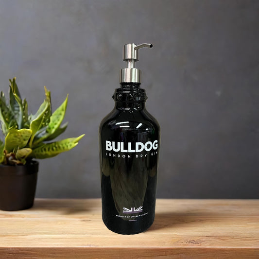 dispenser gin bulldog artigianale upcycled