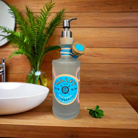 dispenser gin malfy artigianale riciclo design