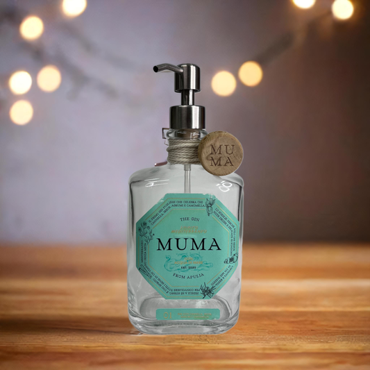 dispenser gin muma artigianale riciclato