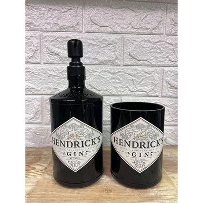 set bagno artigianale gin hendricks dispenser portasapone