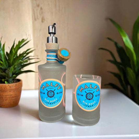set bagno artigianale gin malfy dispenser portaspazzolino
